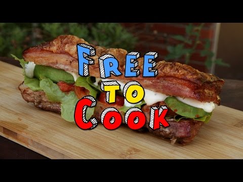 How to Cook a Bunless Pork Belly Burger