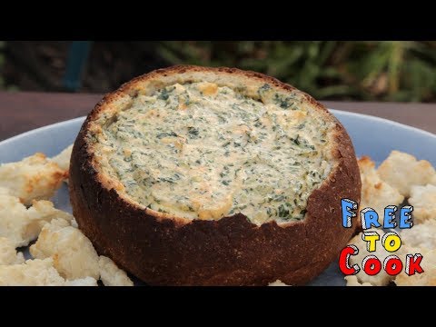 How to Cook a Cob Loaf Spinach Dip