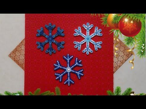 How to Dot paint Christmas Ornaments - Snowflake Christmas Ornament DIY | Leisure Space