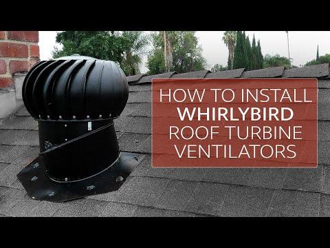 How to Install Whirlybird Roof Turbine Vents | 72