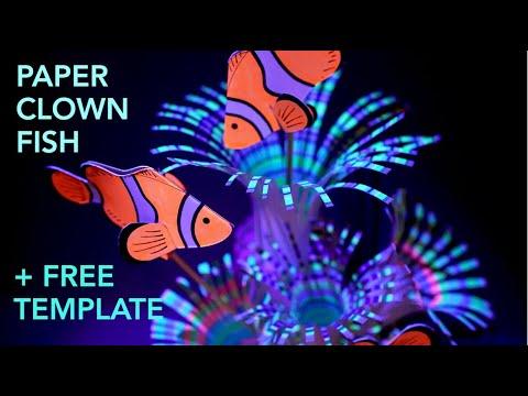 How to Make Paper Fish Crafts: Fun and Easy DIY Clownfish Aquarium Coral