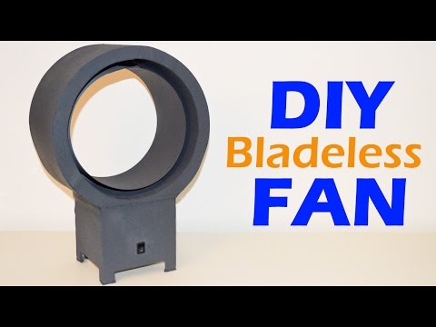 How to Make a Bladeless Fan - DIY Homemade Silent Fan