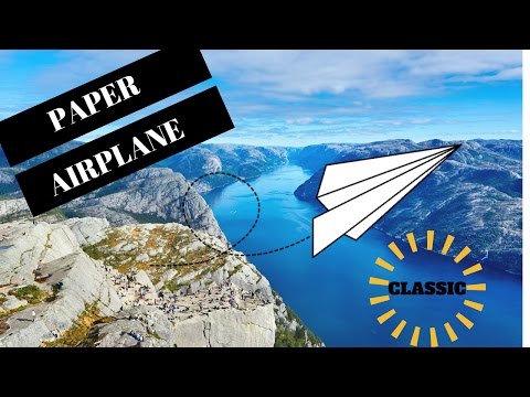 How to Make a Classic Paper Airplane Tutorial