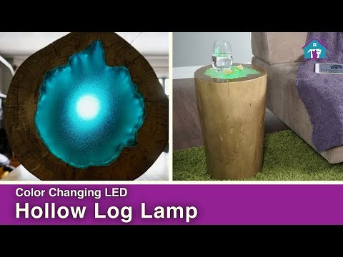 How to Make an LED Log Lamp