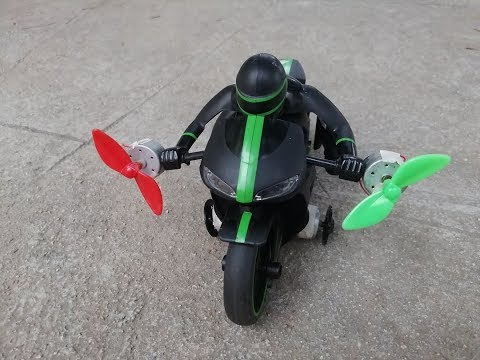 How to Modify High Speed RC Motorcycle to Aeroplane Bike