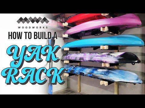 How to Store Your Kayak // DIY Kayak Rack