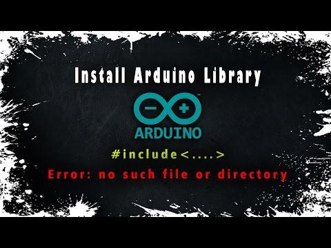 How to download and upload library of arduino