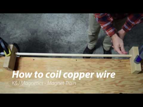 How to easily coil copper wire