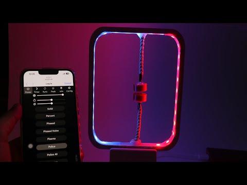 How to make 3d printed wooden desk lamp with smartphone control