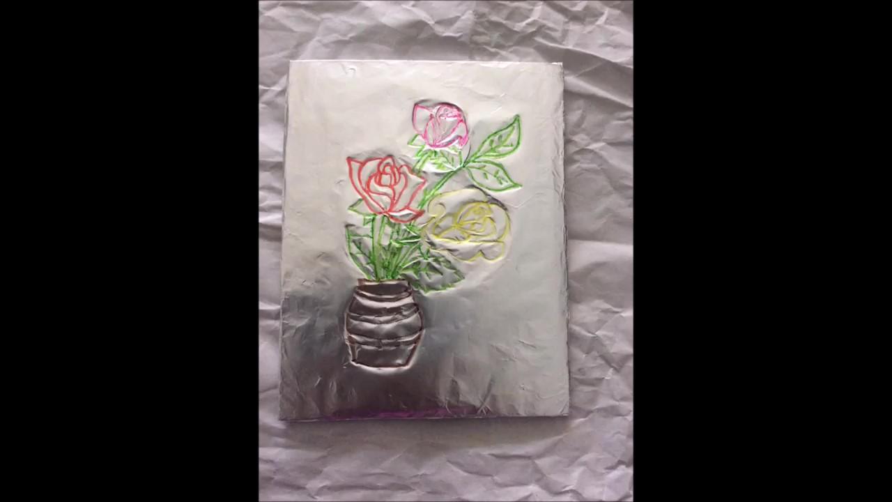 How to make Aluminium foil art_home decor_Moment(8).jpg