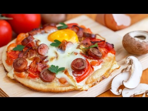 How to make Breakfast Pizza Recipe | HappyFoods