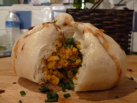 How to make Curried Chicken Baozi - Stop Motion Cookery