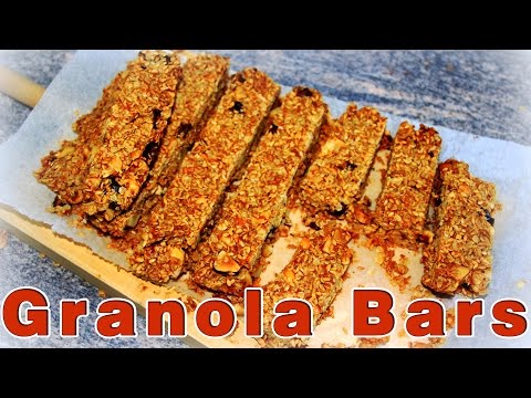 How to make Homemade Healthy Granola Bars