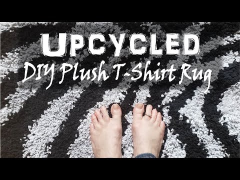 How to make a Plush T-shirt Rug with custom design