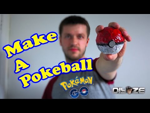 How to make a Pokeball (Out of newspaper)