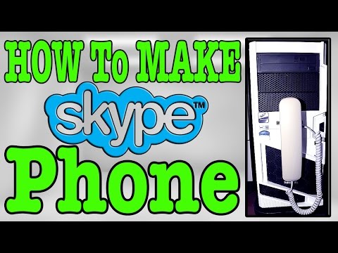 How to make a Skype phone ? PHONE HACK !