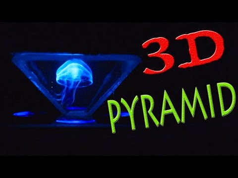 How to make a holographic 3D pyramid