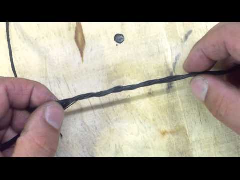 How to make the flemish bow string