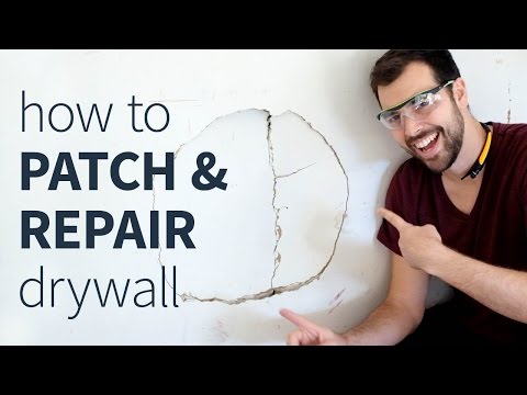 How to patch and repair drywall