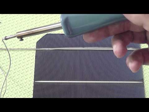 How to tab 6x6 solar cells