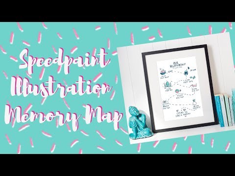 Illustrated memory map || Speedpaint