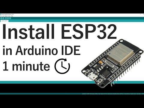 Install the ESP32 Board in Arduino IDE in less than 1 minute (Windows, Mac OS X, and Linux)