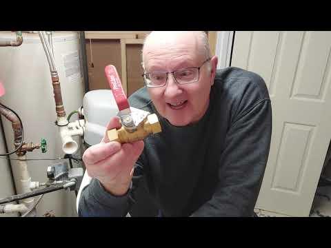 Installing a Valve Shut the Outside Water Off While Keeping the Water on in the House or Find it