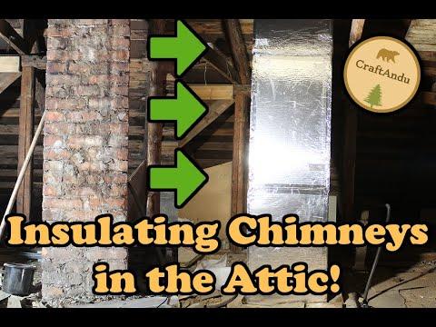 Insulating Chimneys in the Attic