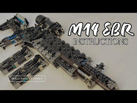 K'NEX M14 EBR (Enhanced Battle Rifle) gun Instructions