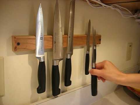 K&amp;amp;J Magnetics Knife Holder with Neodymium Magnets