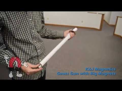 K&amp;amp;J Magnetics - Big Magnets Gauss Gun