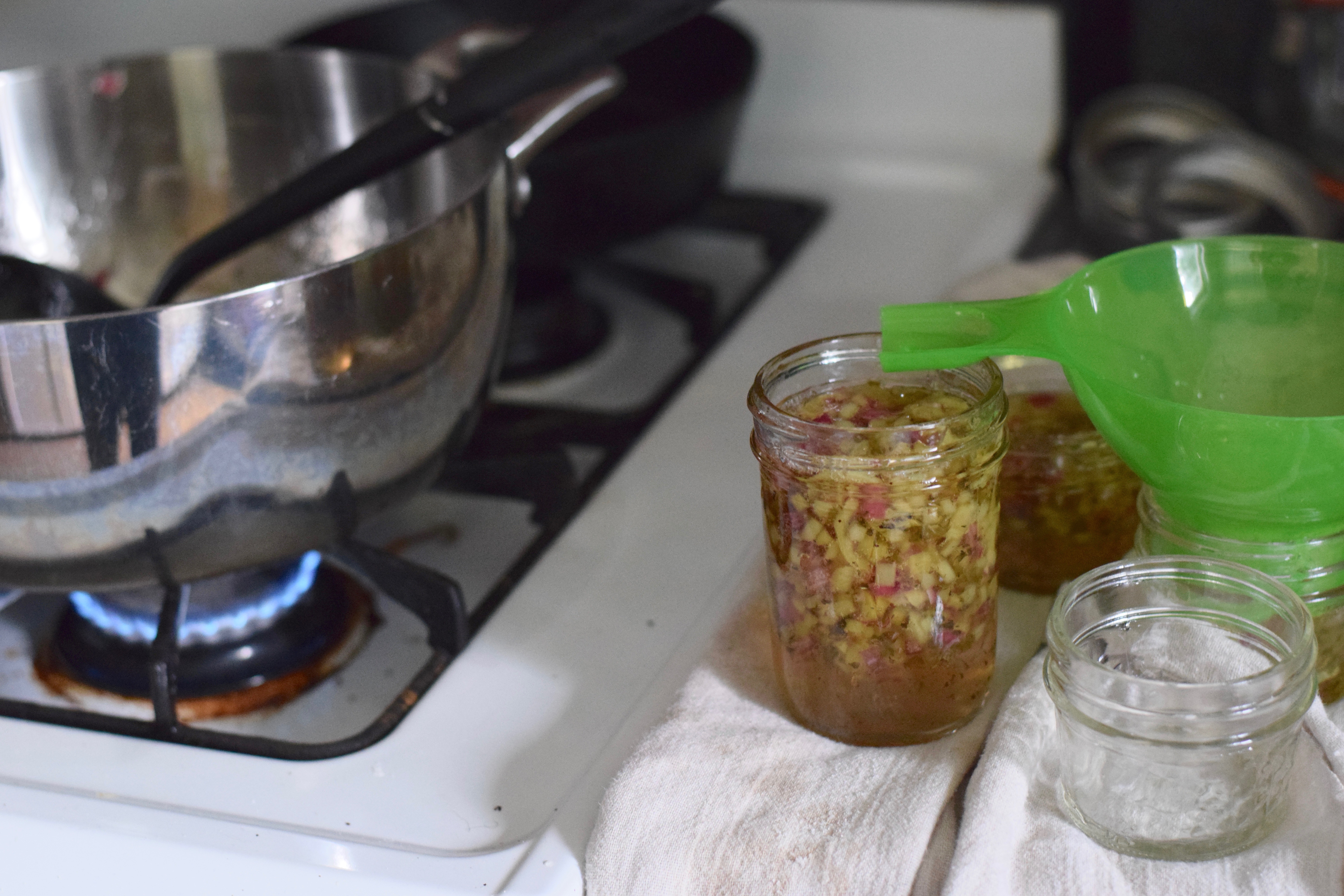 Ladle jars Banana Pepper Basil Jelly - 1.jpg