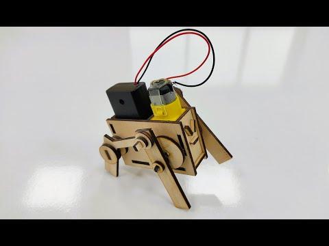 Laser-Cut Walking Robot