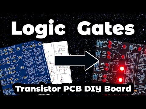 Logic Gates - Made Easy with Transistor PCB Board