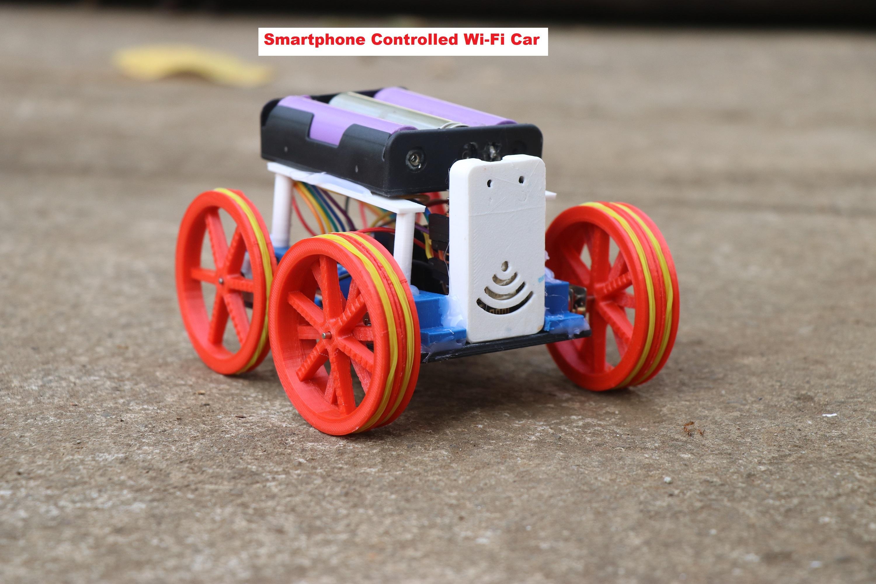 Make 3d printed Smartphone Controlled Wi-Fi Car.JPG