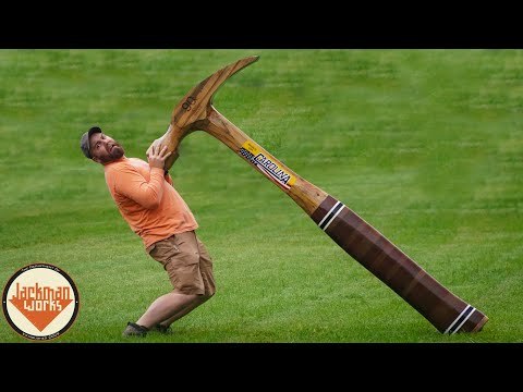 Making a Giant Wood Hammer