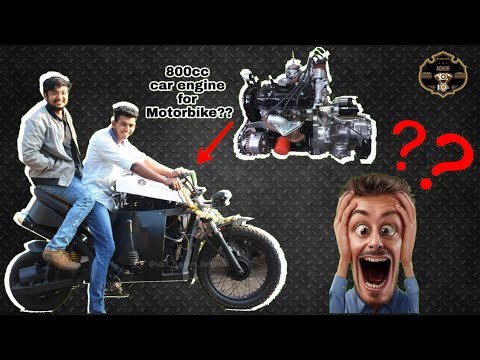 Making of AGHOR bike 800cc car engine superbike