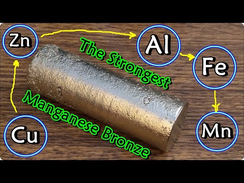 Making the strongest Manganese Bronze. Casting Manganese Bronze ingots