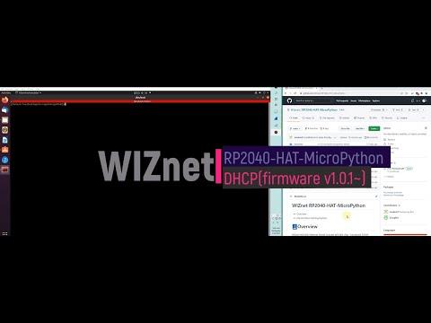 Micropython rp2040 Wiznet5K(DHCP )