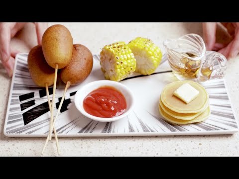 Mini Corndog with bonus Cornmeal Pancake recipe!