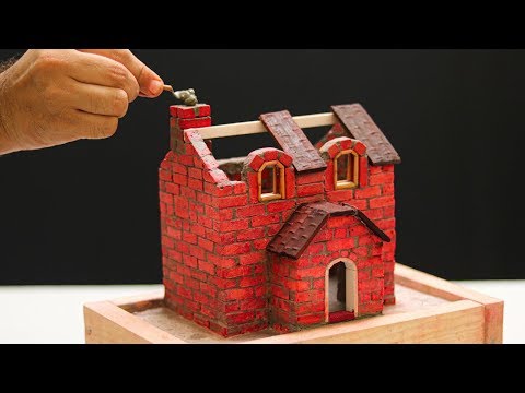 Mini House Model Bricklaying || Creative Things