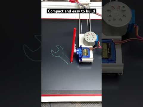 Mini Plotter V1 Paperless #diyrobotics #arduino #easy #3dprinting