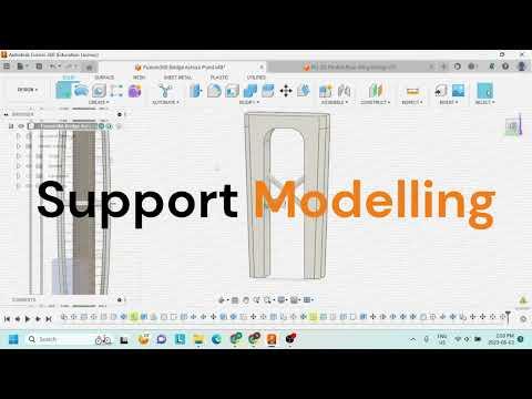 Modelling The Support For The Fusion360 Bridge