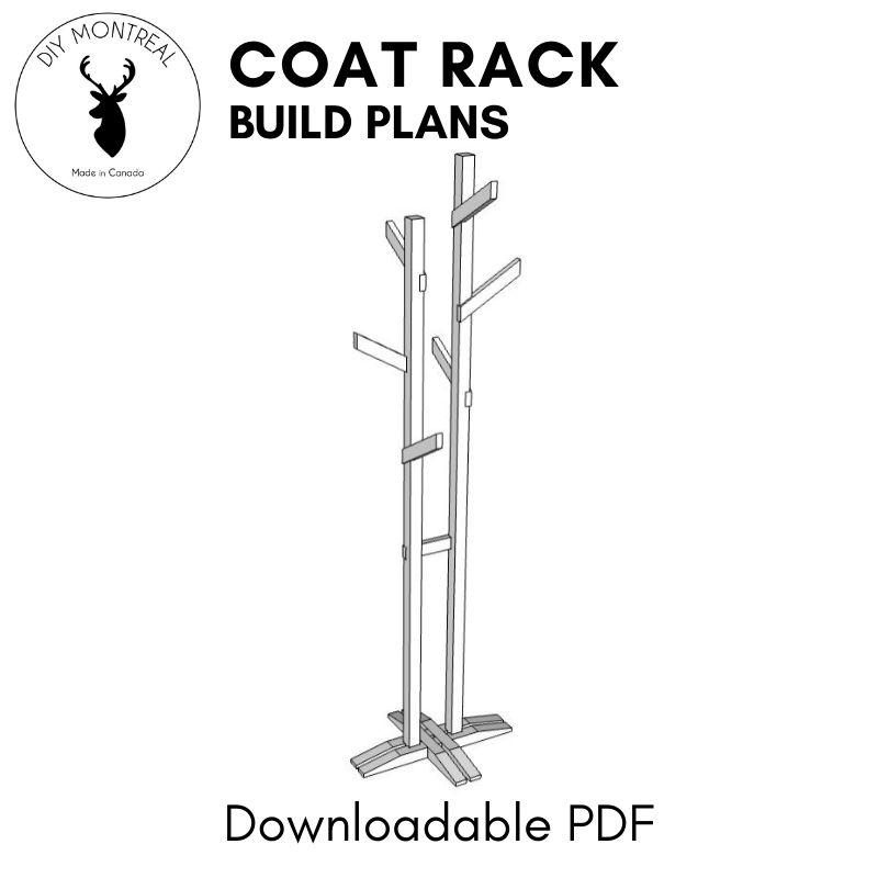 Modern Free Standing Coat Rack Plans by DIY Montreal.jpg