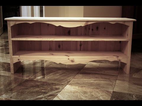 My new Shoe Cabinet Tutorial trailer [DIY with full plans and steps]