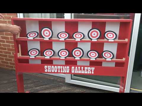 NERF Shooting Gallery target reset