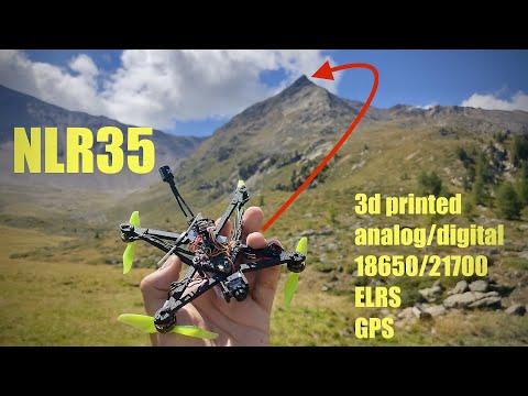 NLR35 - 3d printed Nanolongrange digital FPV drone