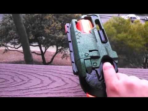 Nerf Hammershot Blaster Disco Glitter Blast LARP Paint