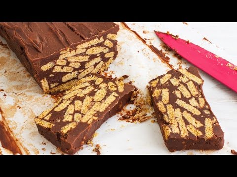 No Bake Chocolate Biscuit Cake Recipe | HappyFoods