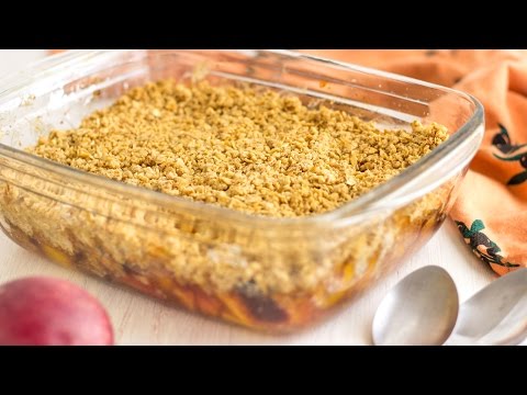 No Fuss Mixed Fruit Crisp with Hazelnuts Recipe | HappyFoods